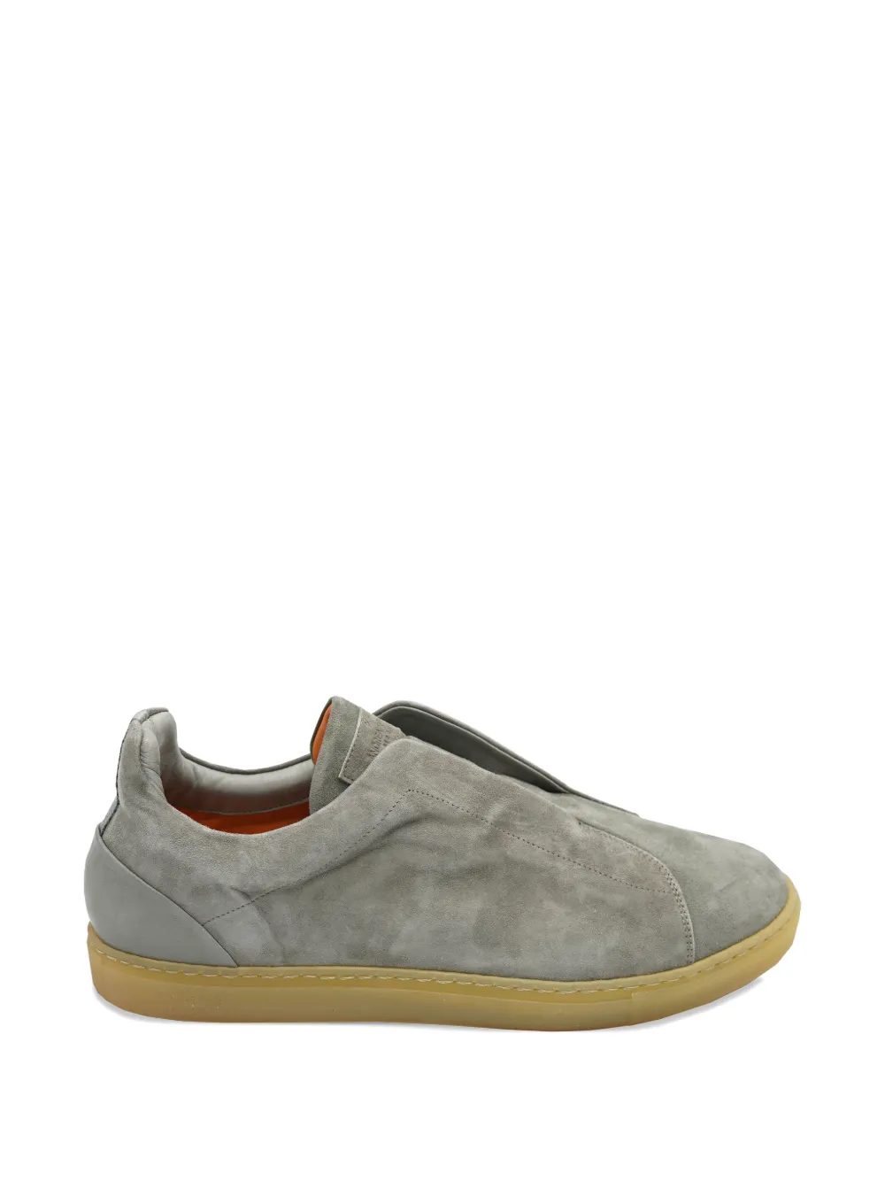 Andrea Ventura slip-on suede sneakers – Grey