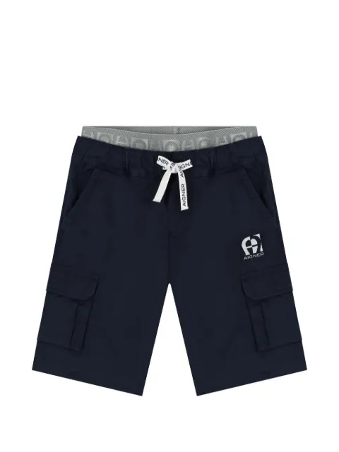 Aigner Kids logo shorts