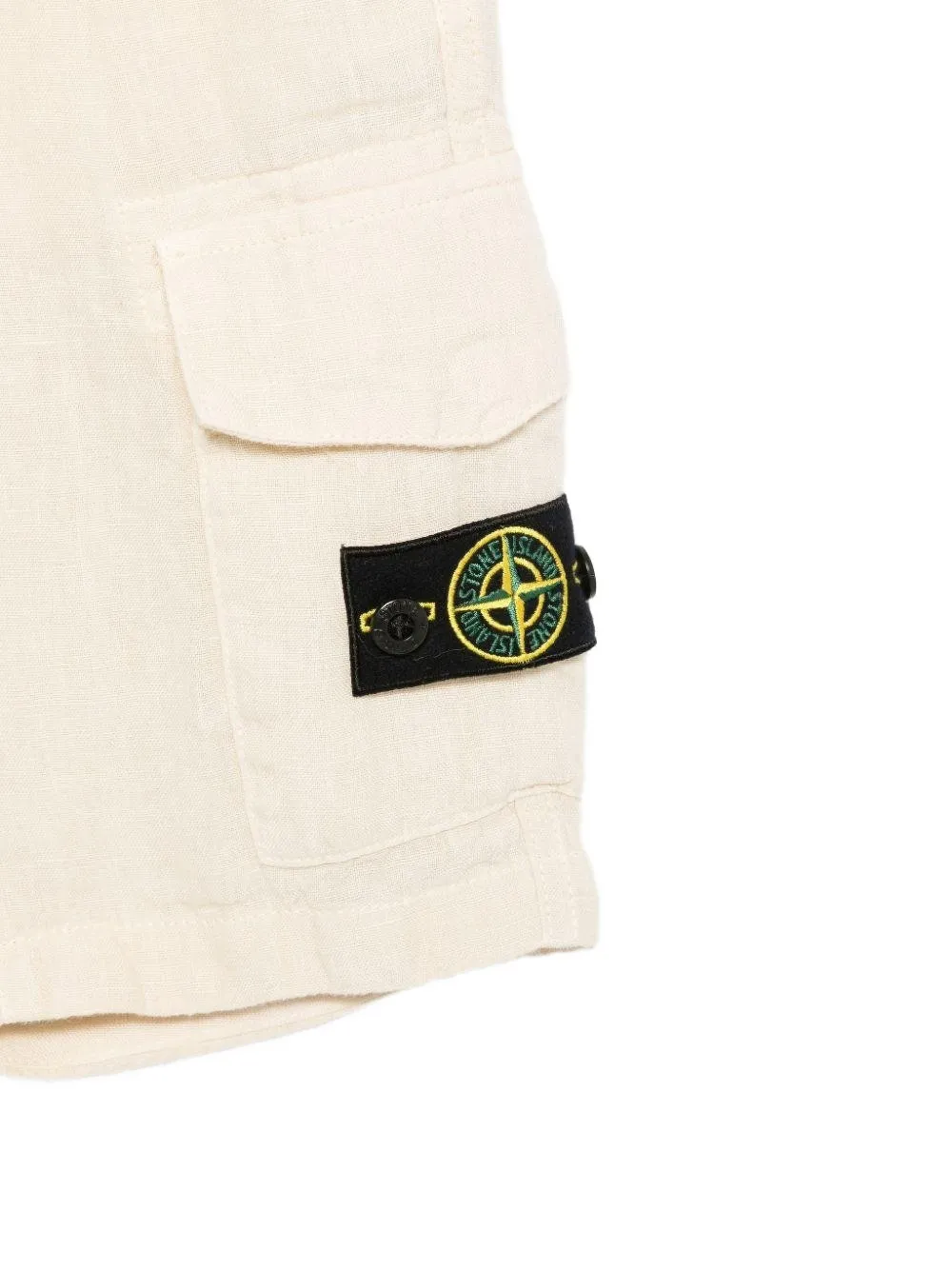 Stone Island Junior Shorts met zak Beige