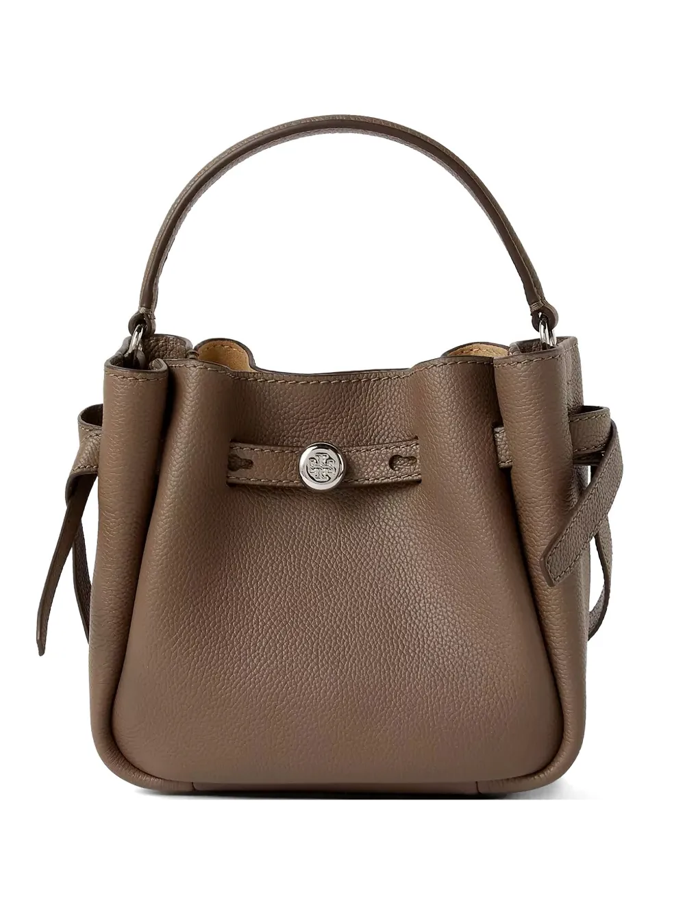 Tory Burch Romy bucket bag charm - Marrone