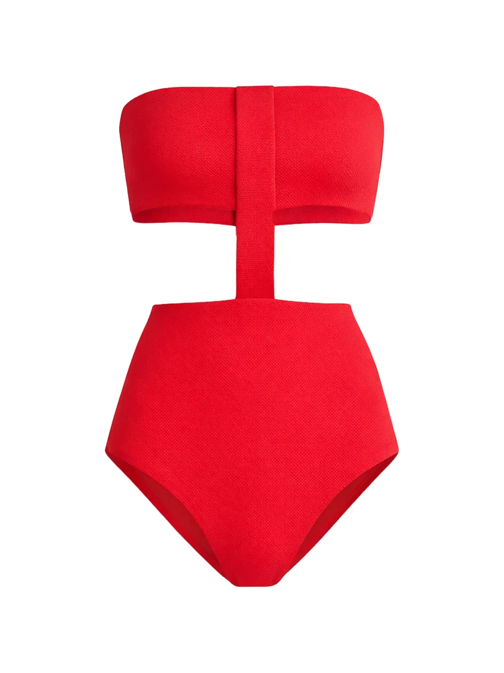 Lenny Niemeyer cutout bandeau swimsuit - Rot