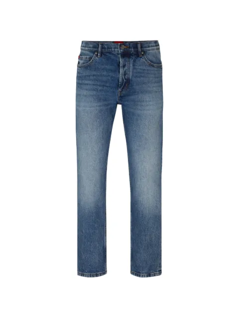 HUGO button-fastening jeans