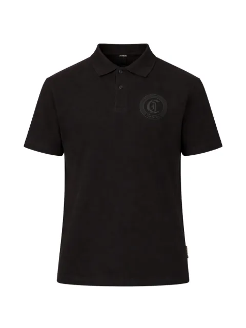 Just Cavalli embossed polo shirt