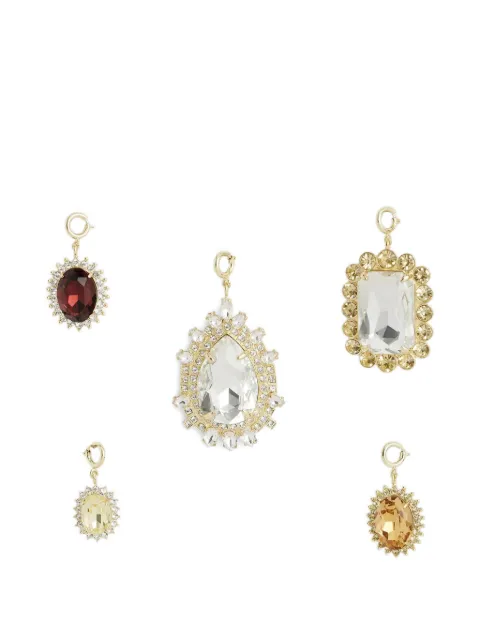 Rabanne 1969 gemstone charms set (set of five)