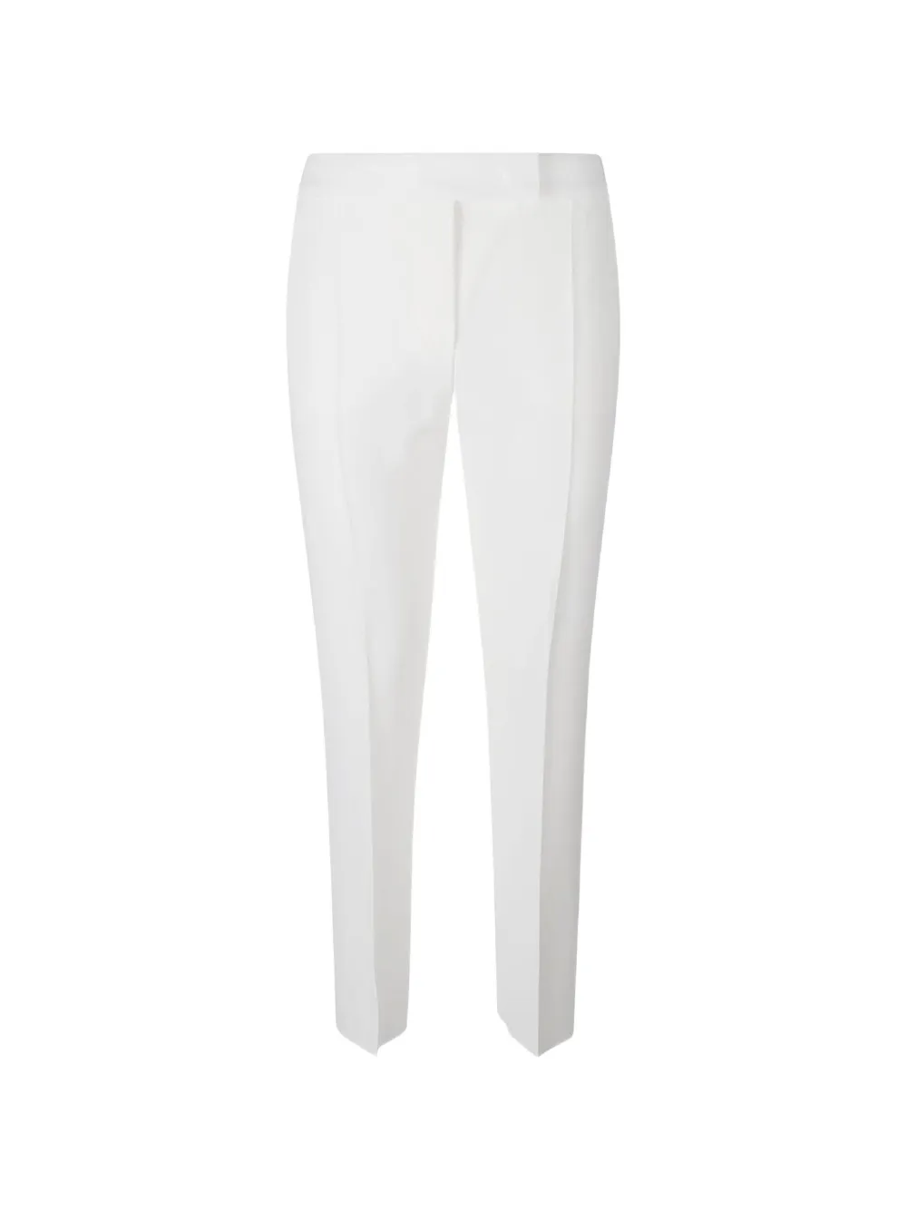 Pianoforte concealed-closure trousers - Bianco