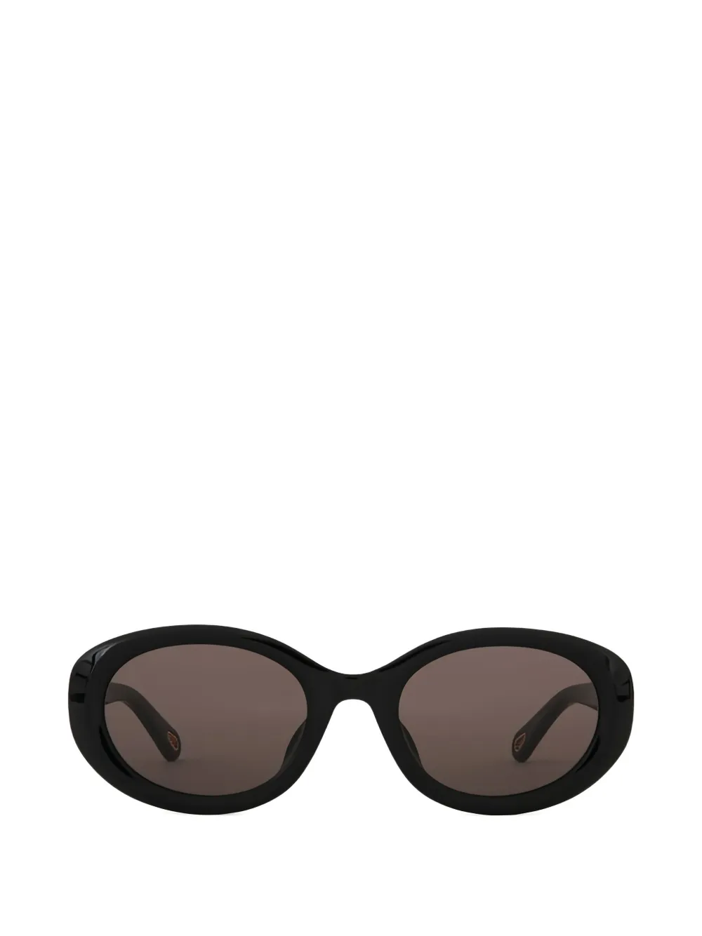 Chloé Eyewear Marcie oval-frame sunglasses - Nero