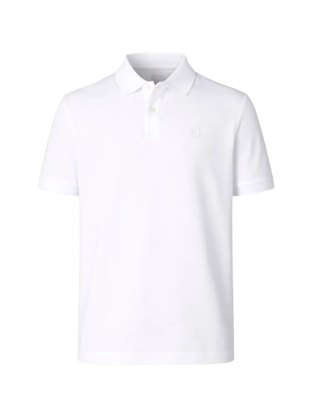 BOSS logo polo shirt - Bianco