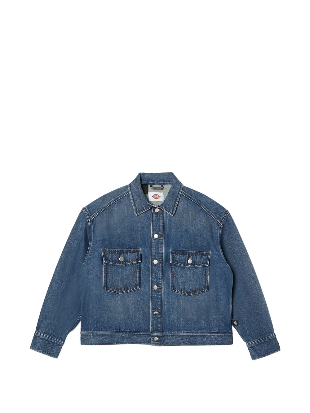 N.hoolywood Buttoned Flap-pocket Jacket In Blue