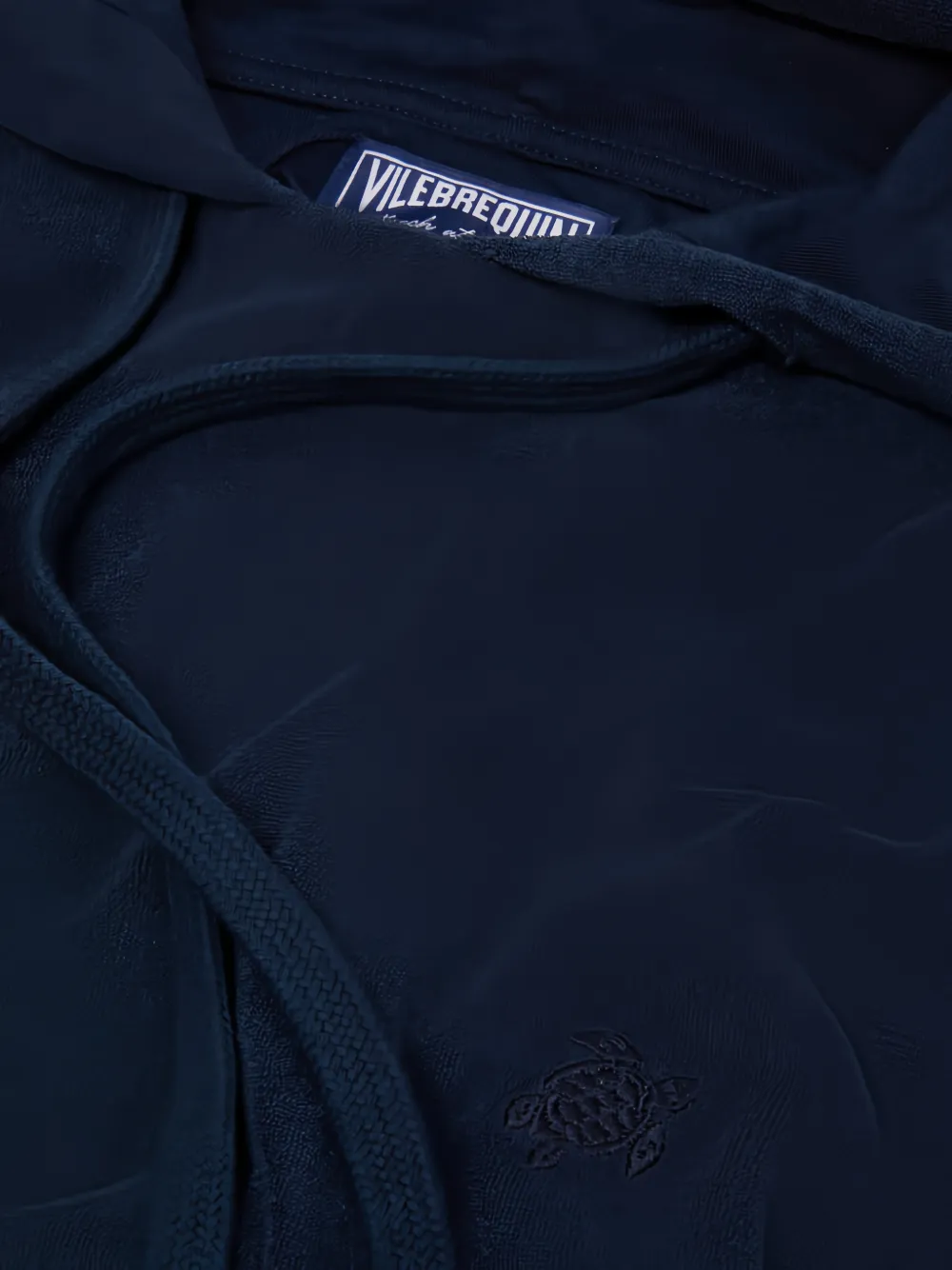 Vilebrequin Hoodie met borduurwerk en ING-mouwen Blauw