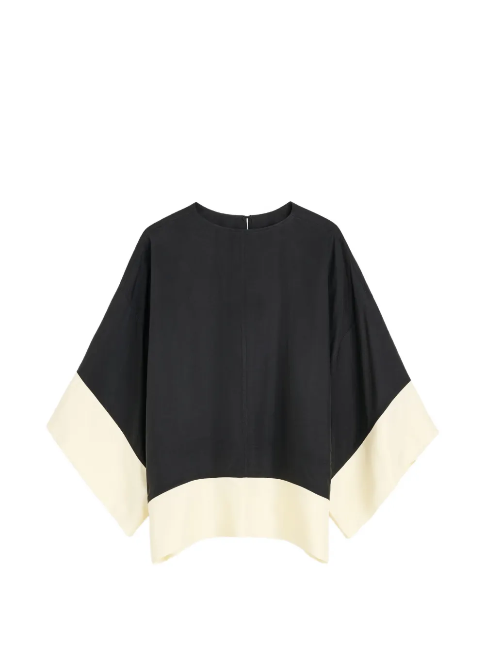 By Malene Birger Cicie colour-block top - Nero
