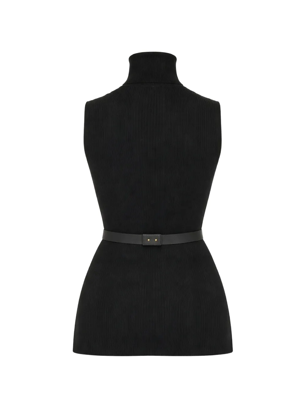 Elisabetta Franchi Top met col en zak Zwart