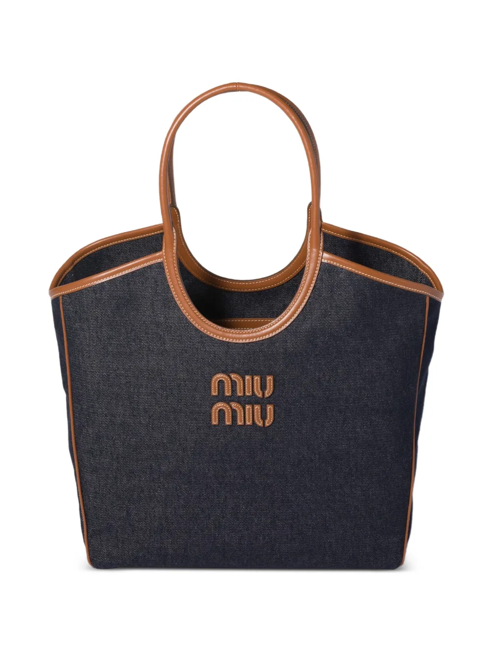 Miu Miu Ivy denim bag - Blue