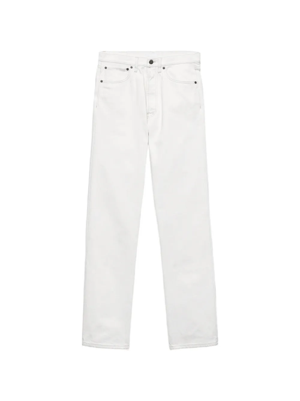 Prada Jeans im Five-Pocket-Design aus Old-Denim - Weiß