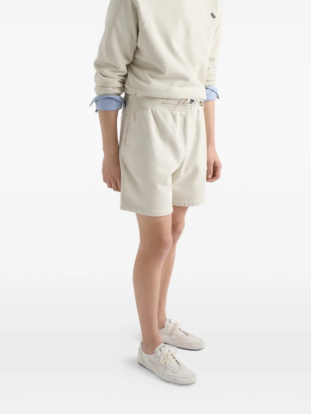 Prada Katoenen bermuda shorts Beige
