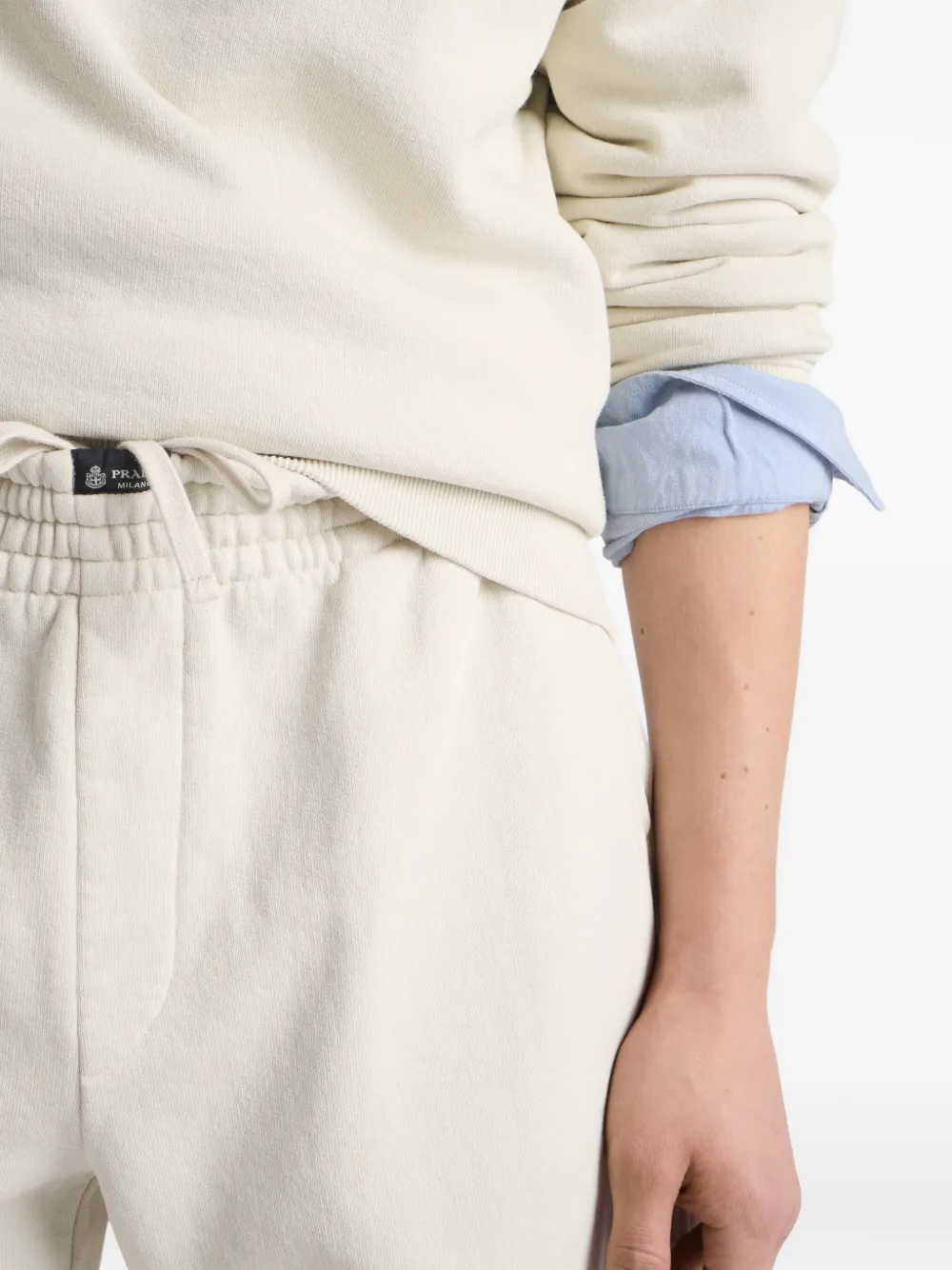 Prada Katoenen bermuda shorts Beige