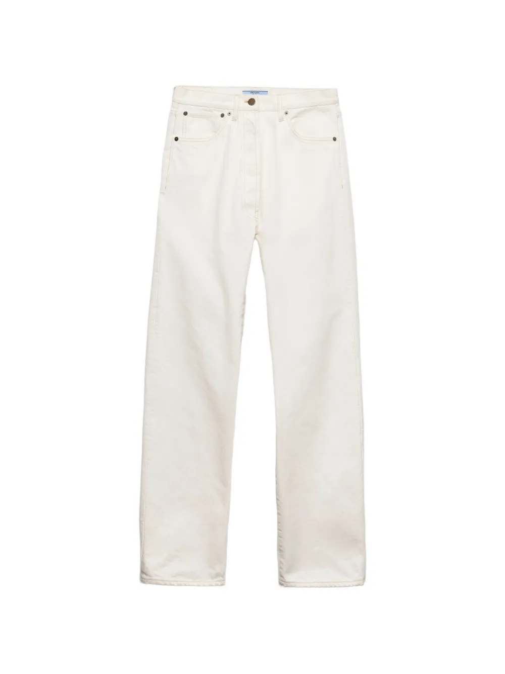 Prada Jeans Old con cinque tasche - Bianco