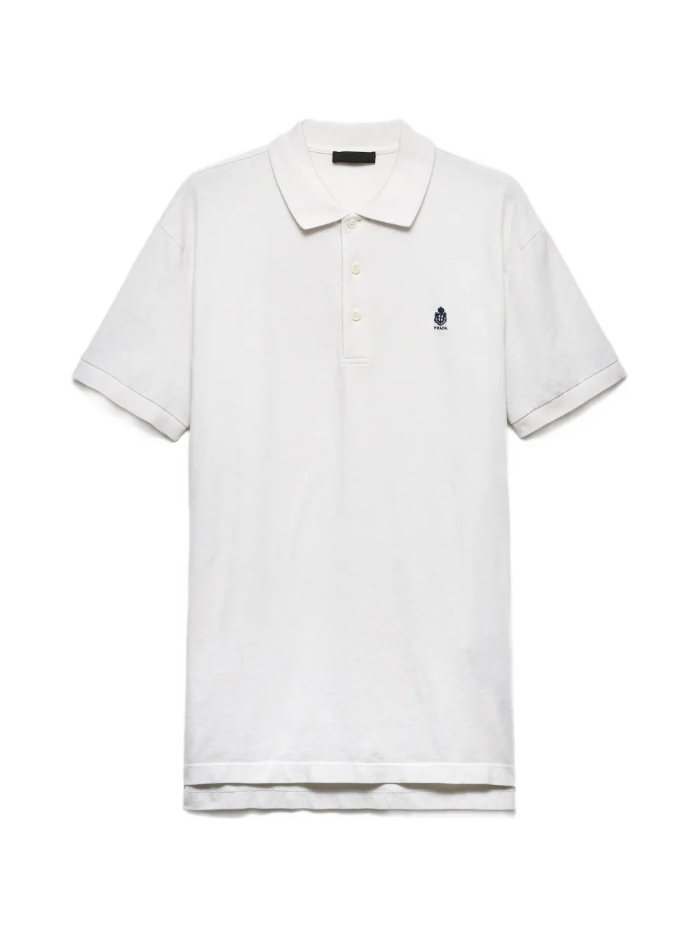 Prada Polo in cotone tinto in capo - Toni neutri