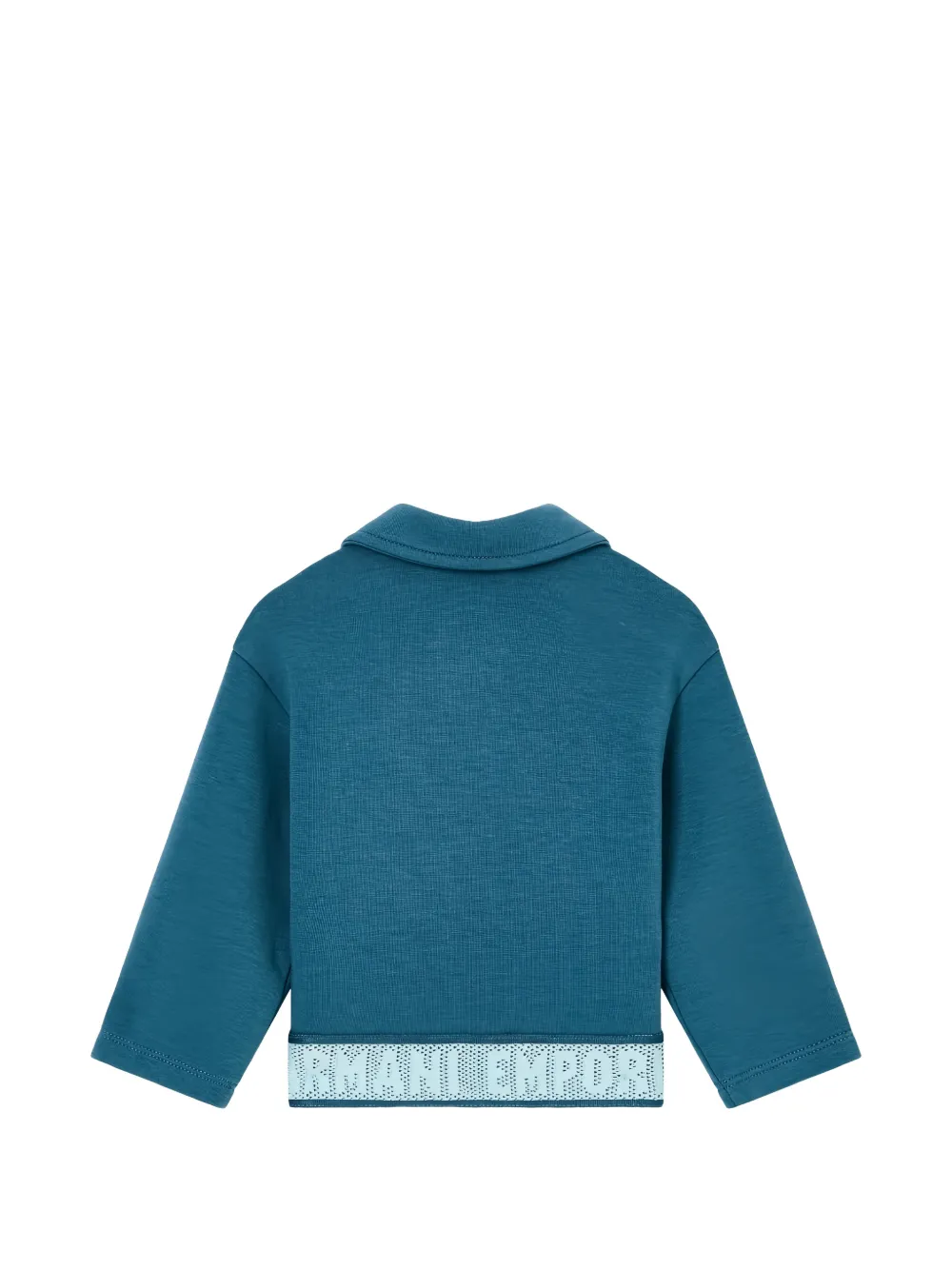 Emporio Armani Kids Jack met patch en rits Blauw