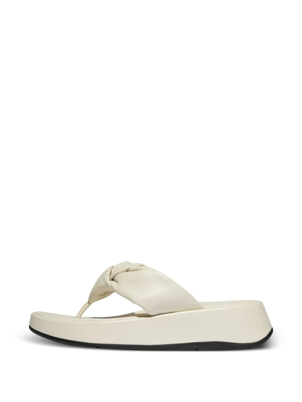 Fitflop F-mode Knot-detail Platform-sole Sandals In Neutrals