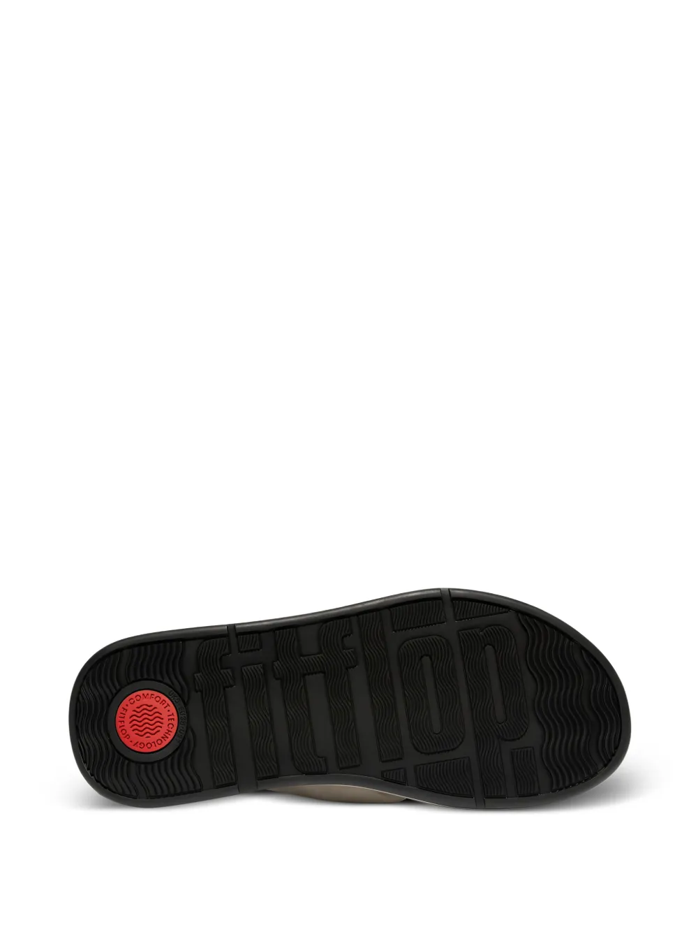 FitFlop F-Mode sandalen met plateauzool en geknoopt detail Beige