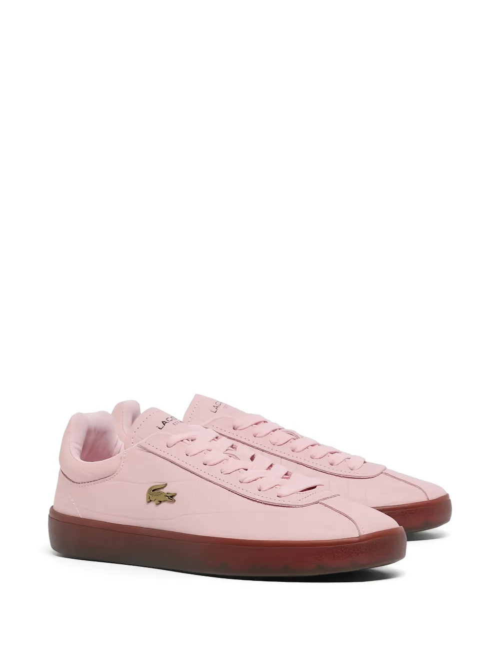 Lacoste Baseshot sneakers met logodetail Roze