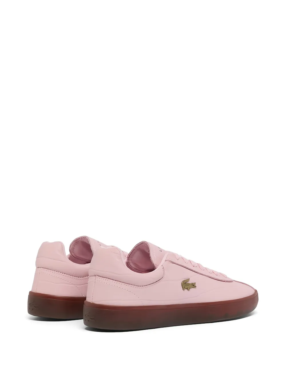 Lacoste Baseshot sneakers met logodetail Roze