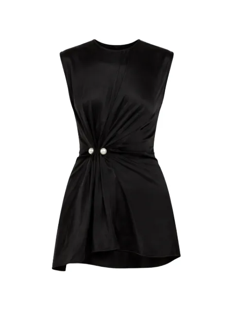 Mantu draped midi dress