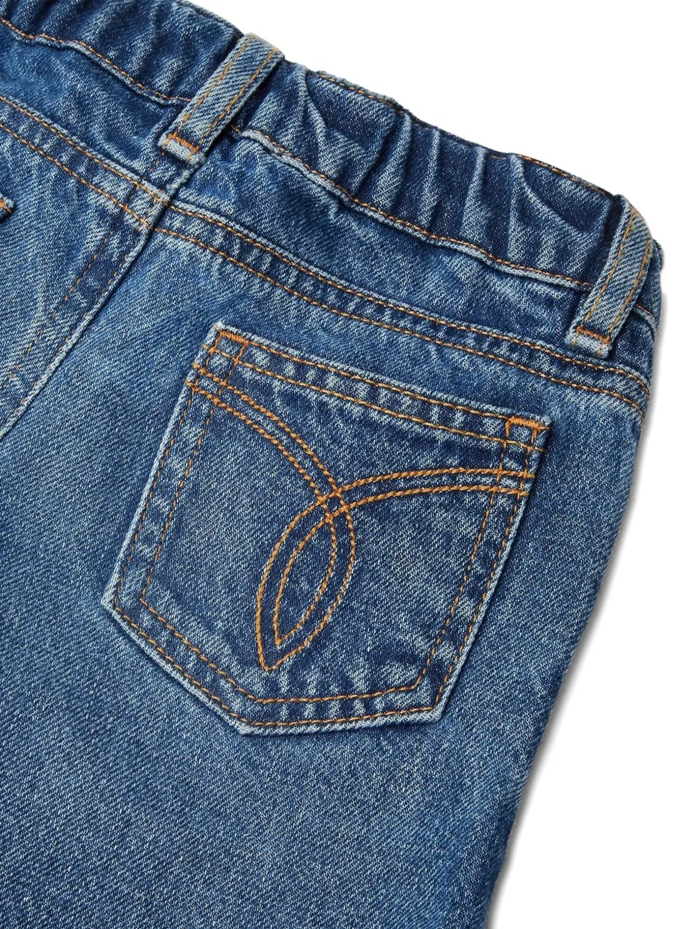 Versace Kids Shorts met jacquard Blauw