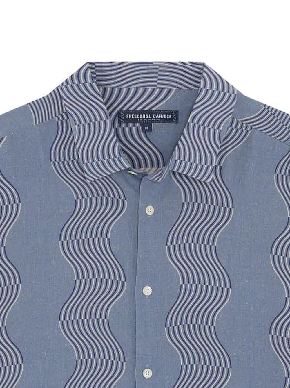 Frescobol Carioca ストライプ ショートスリーブ シャツ