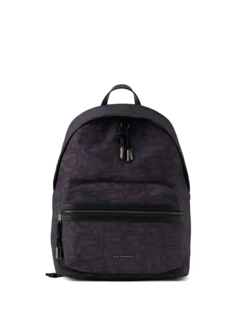 Karl Lagerfeld allover-pattern backpack