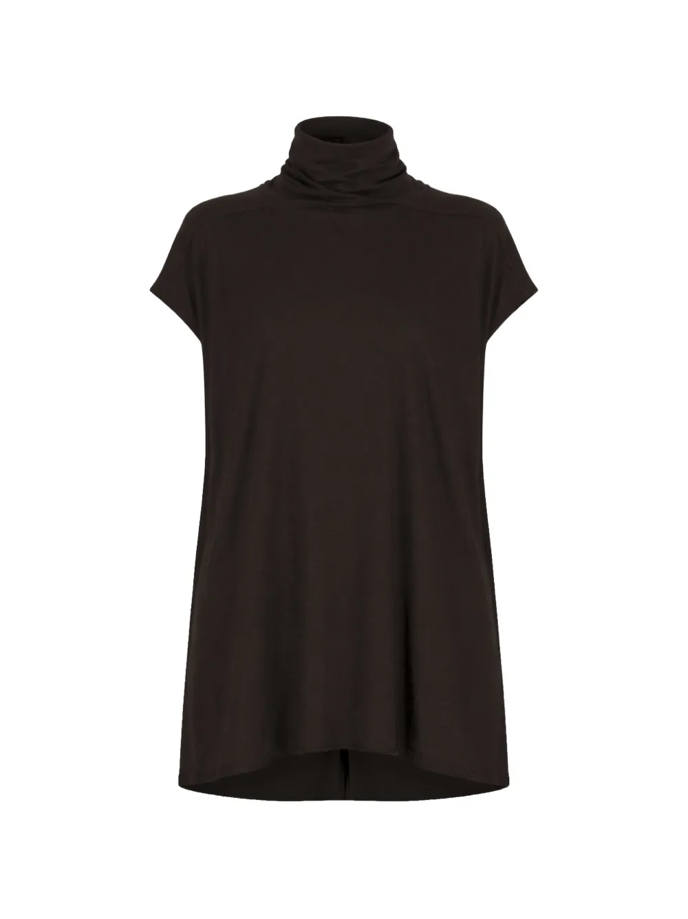 Rick Owens roll-neck top - Nero