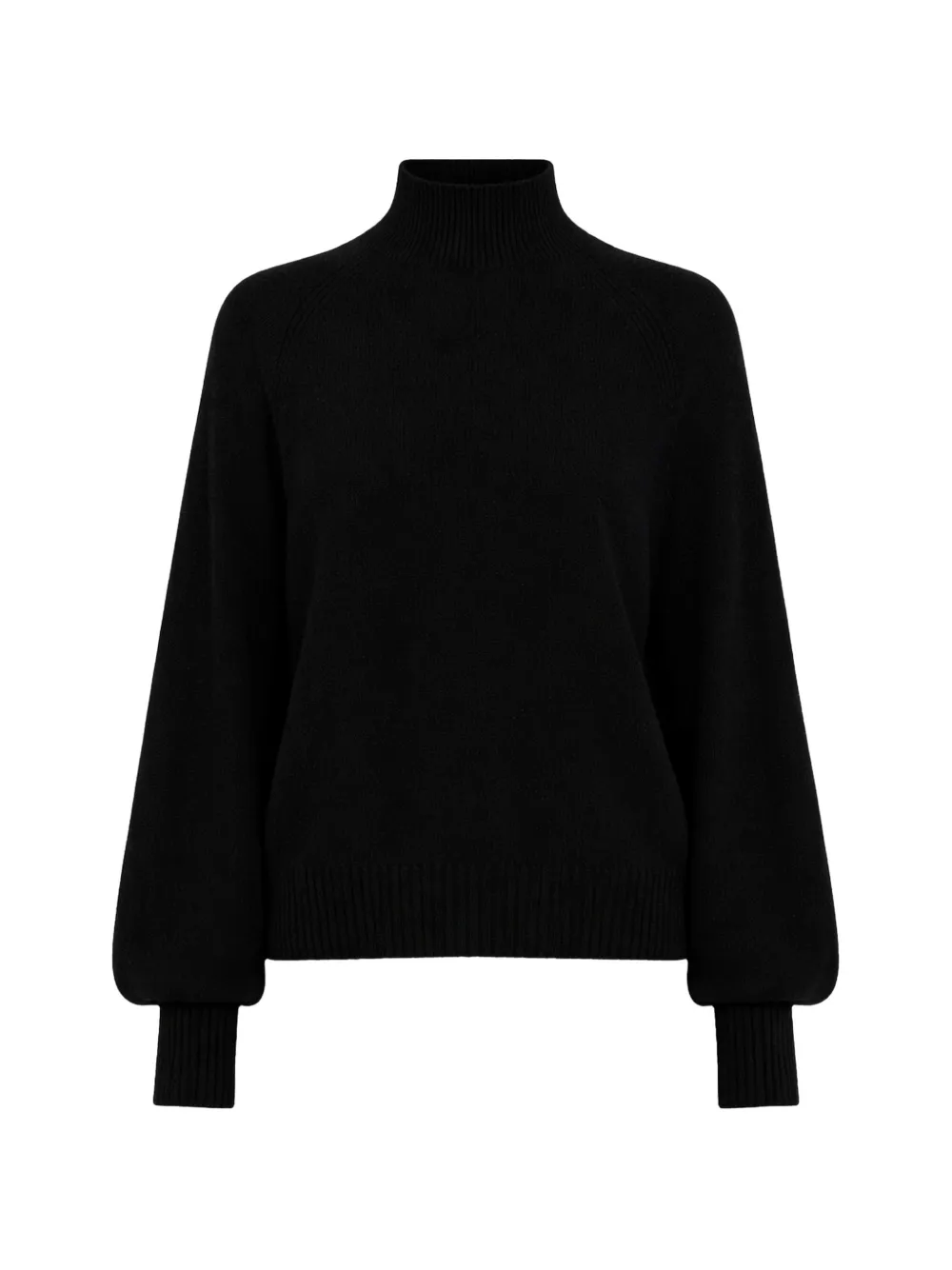 Kontatto High-neck Sweater In Black