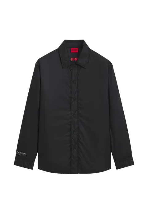 HUGO button long-sleeve shirt jacket 