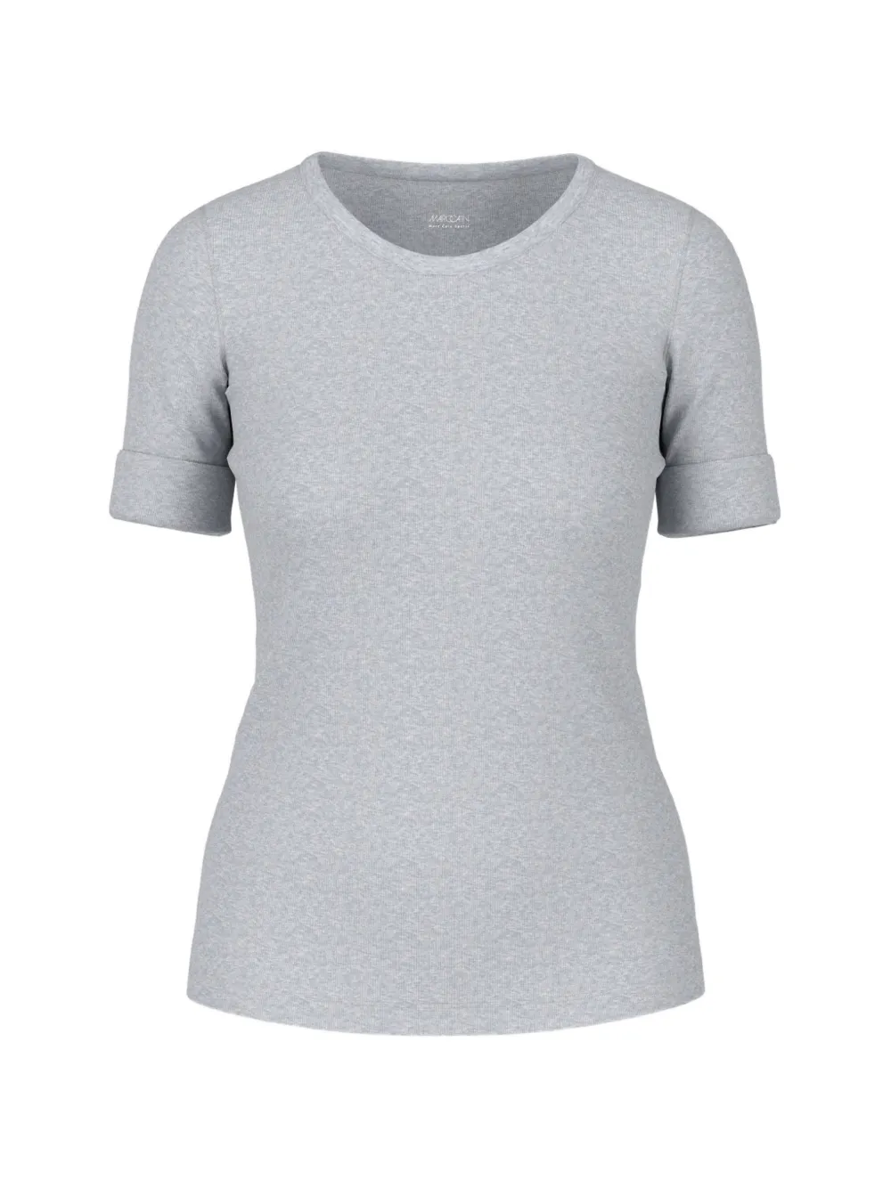 Marccain Rolled-sleeve T-shirt In Blue