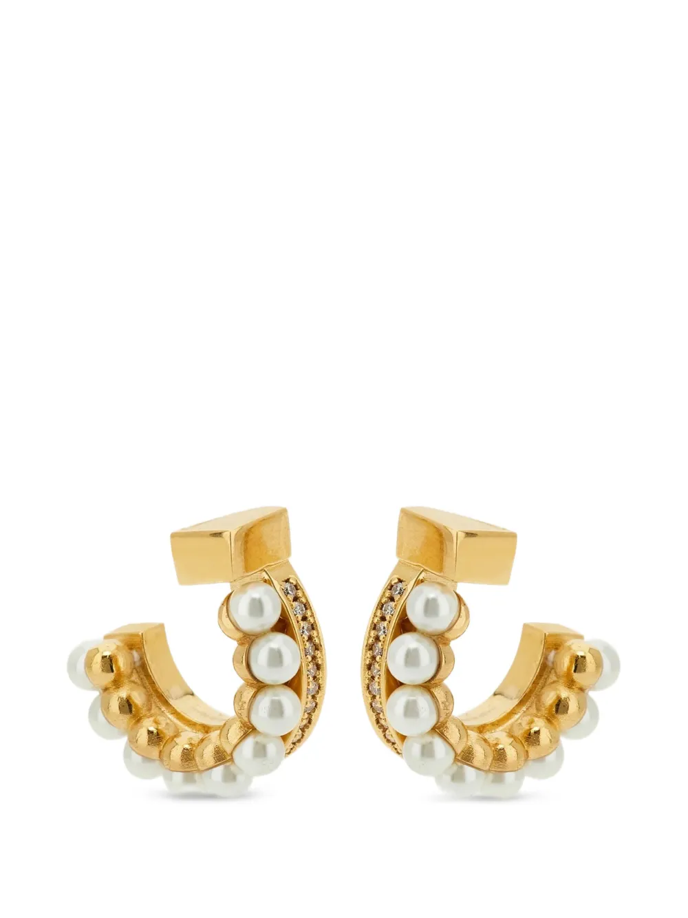 Ferragamo pearl-embellished earrings - Oro