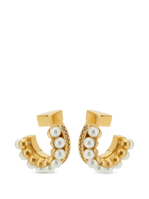 Ferragamo pearl-embellished earrings