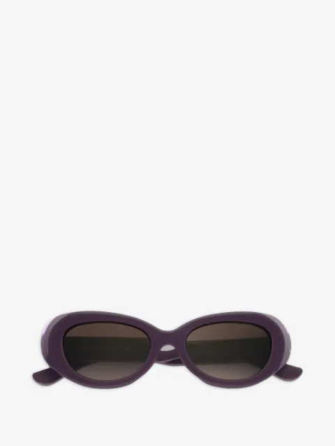 Emmanuelle Khanh Paris oval-frame sunglasses