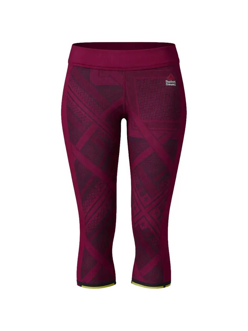 Reebok patterned elasticated cropped leggings - Viola