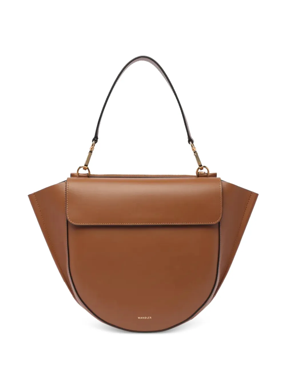 Wandler flap hortensia bag - Marrone
