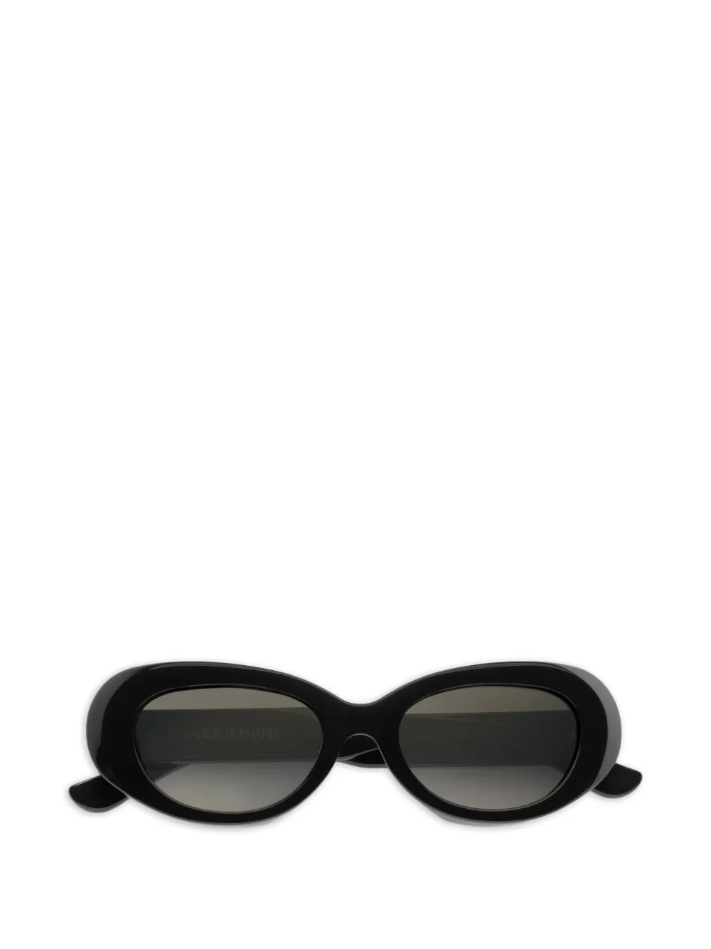 Emmanuelle Khanh Paris oval-frame sunglasses - Nero