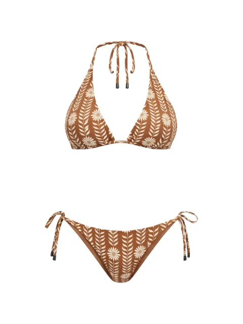 Osklen floral self-tie beachwear