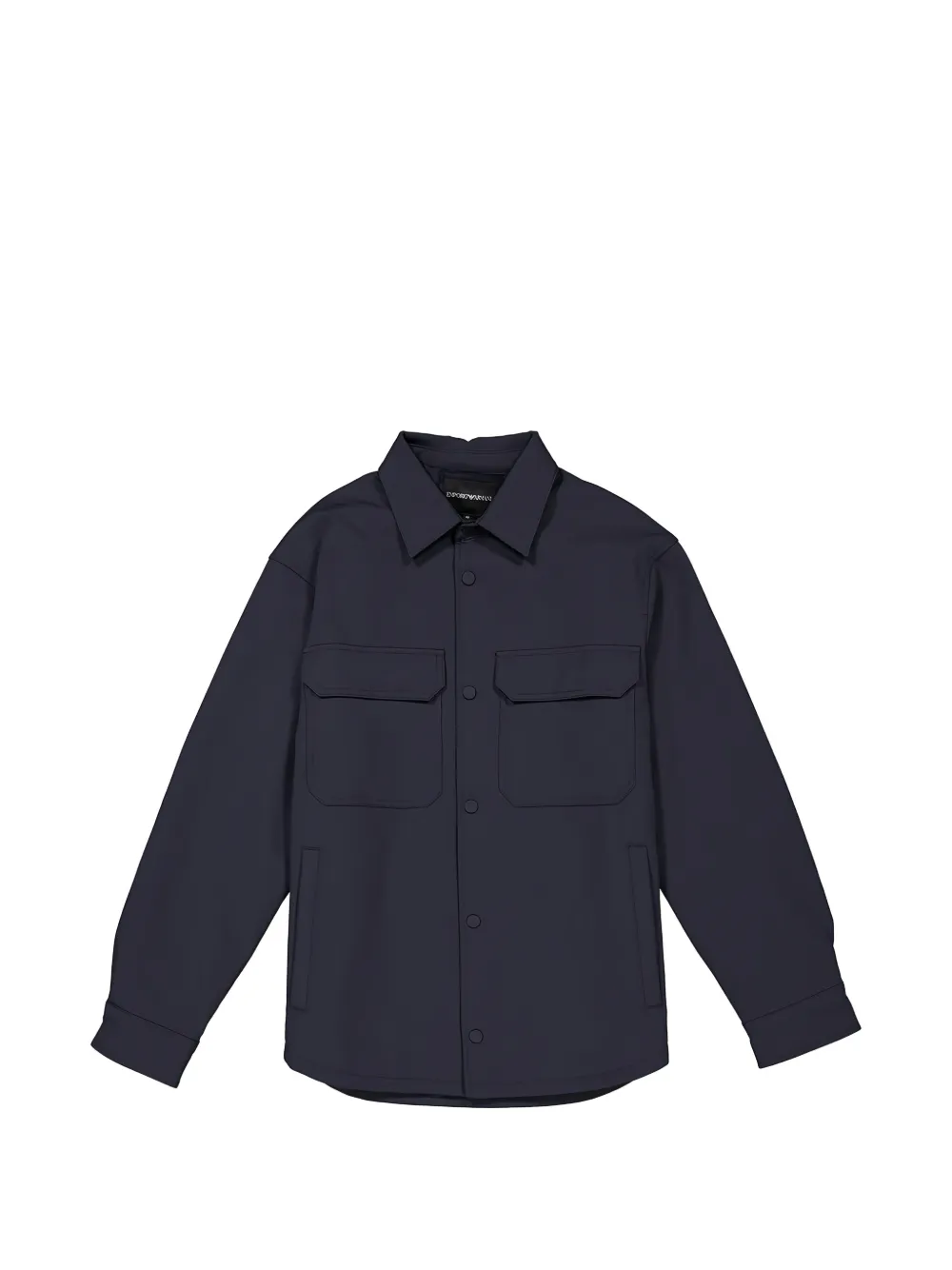 Emporio Armani flap-pocket jacket - Blu