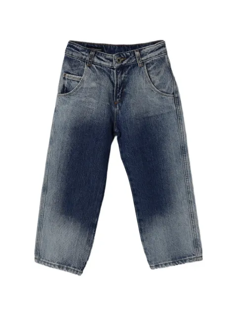 Emporio Armani Kids faded-eefect jeans