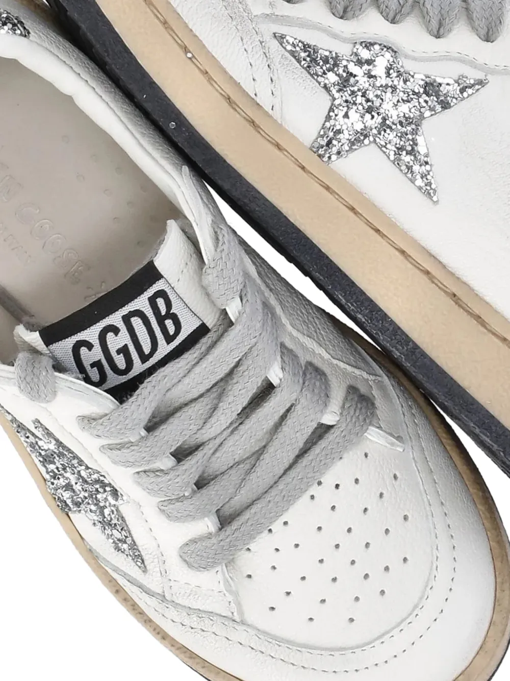 Golden Goose Kids Ball Star sneakers Wit