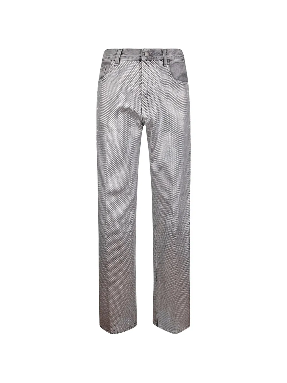 Haikure textured jeans - Argento