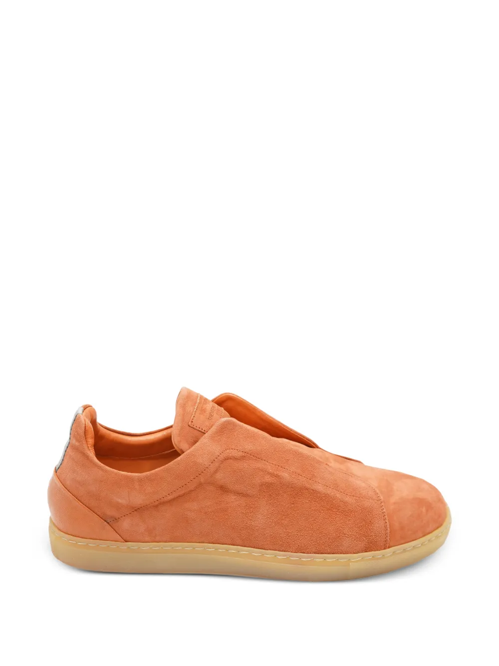 Andrea Ventura Florida Miami slip-on suede sneakers - Arancione