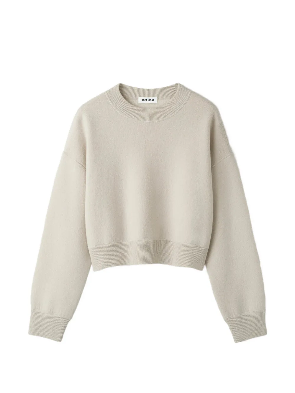 Soft Goat round-neck sweater - Toni neutri
