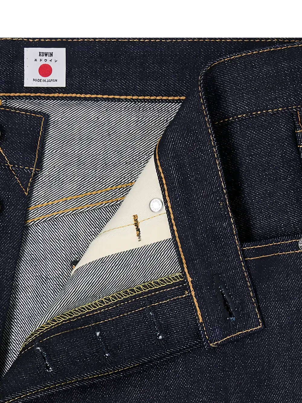 Edwin Straight regular jeans Blauw