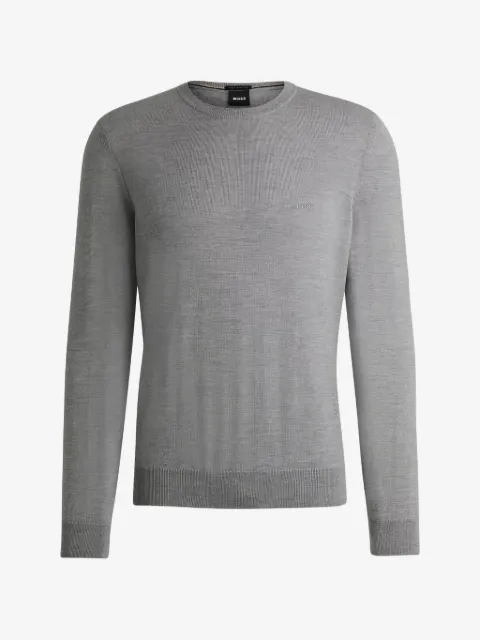 BOSS crew-neck long-sleeve sweater