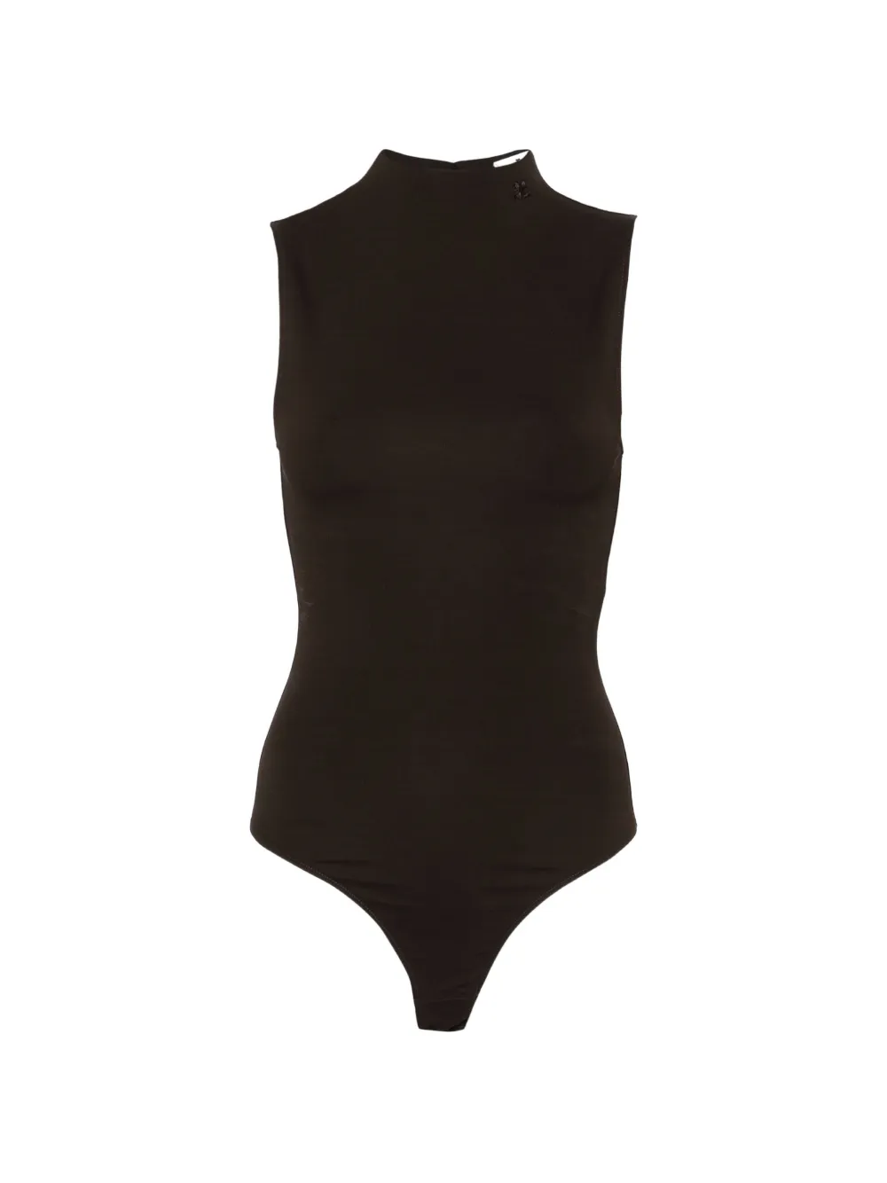 Courrèges sleeveless bodysuit - Nero